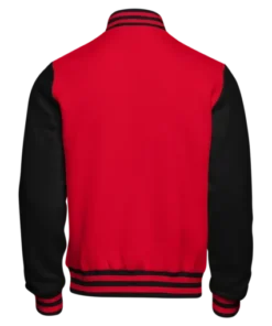 Red and Black Varsity Jacket