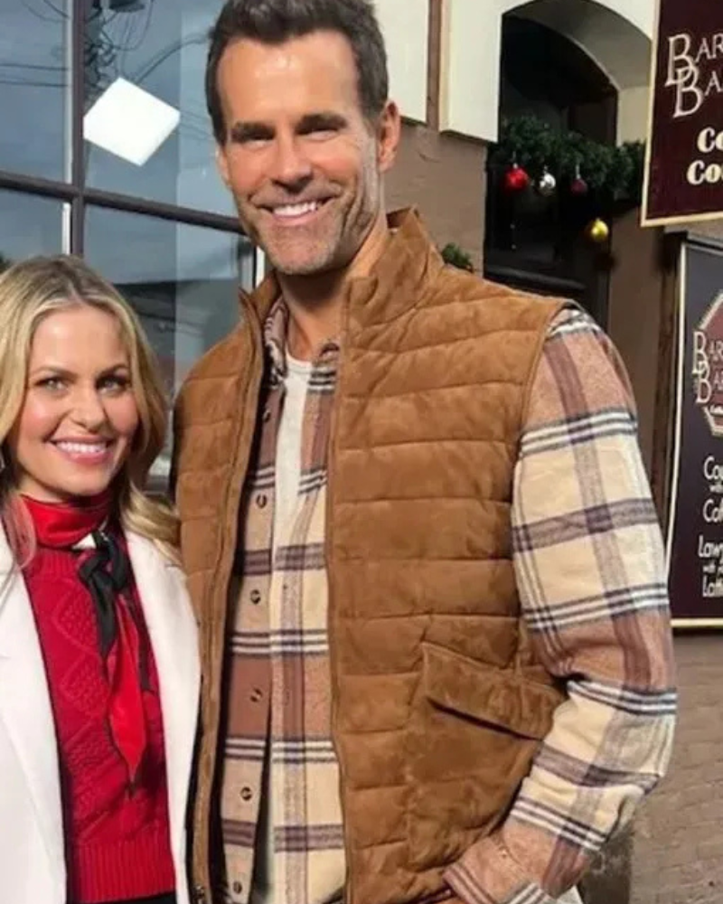 Home Sweet Christmas 2024 Cameron Mathison Brown Vest Home Sweet Christmas 2024 Cameron Mathison Brown Vest