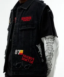 Stranger Things Dungeon Master Denim Vest