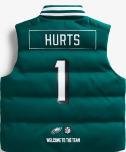 The View 2025 Sunny Hostin Green Eagles Puffer Vest