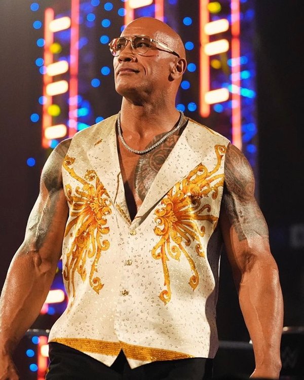 The Rock WWE Smackdown Live Concert Vest The Rock WWE Smackdown Live Concert Vest