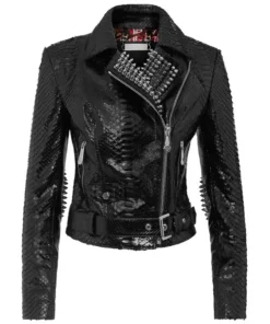 Women’s Studded Biker Jacket