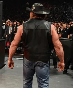 WWE SummerSlam Brock Lesnar Leather Vest