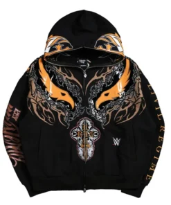 Rey Mysterio Oro Civil Regime Black Hooded Jacket