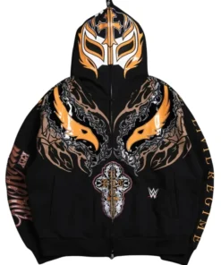 Rey Mysterio Oro Civil Regime Black Hooded Jacket