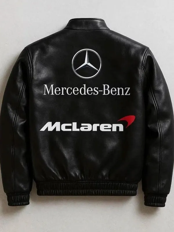 Mercedes Benz McLaren F1 Racing Moto Jacket Mercedes Benz McLaren F1 Racing Moto Jacket