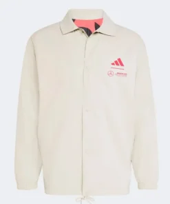 Formula 1 Miami GP Beige Coach Jacket