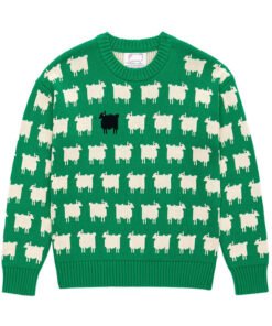 Lady Diana Green Sheep Sweater