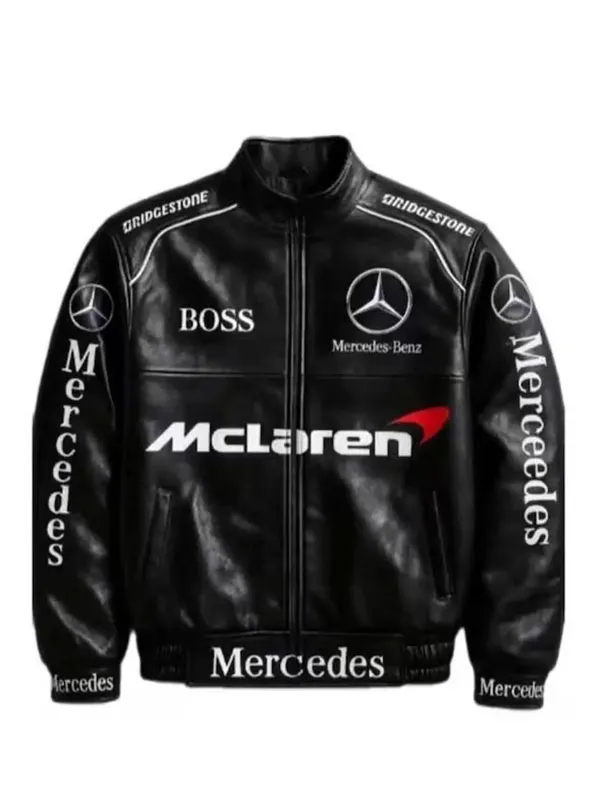 Mercedes Benz McLaren F1 Racing Moto Jacket Mercedes Benz McLaren F1 Racing Moto Jacket