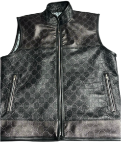 Gator Glint™ Men’s Lowcut Motorcycle Leather Vest