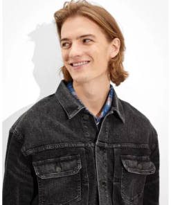 AE Black Denim Jacket