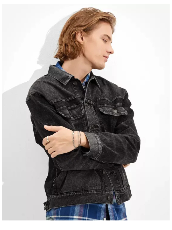 AE Black Denim Jacket AE Black Denim Jacket