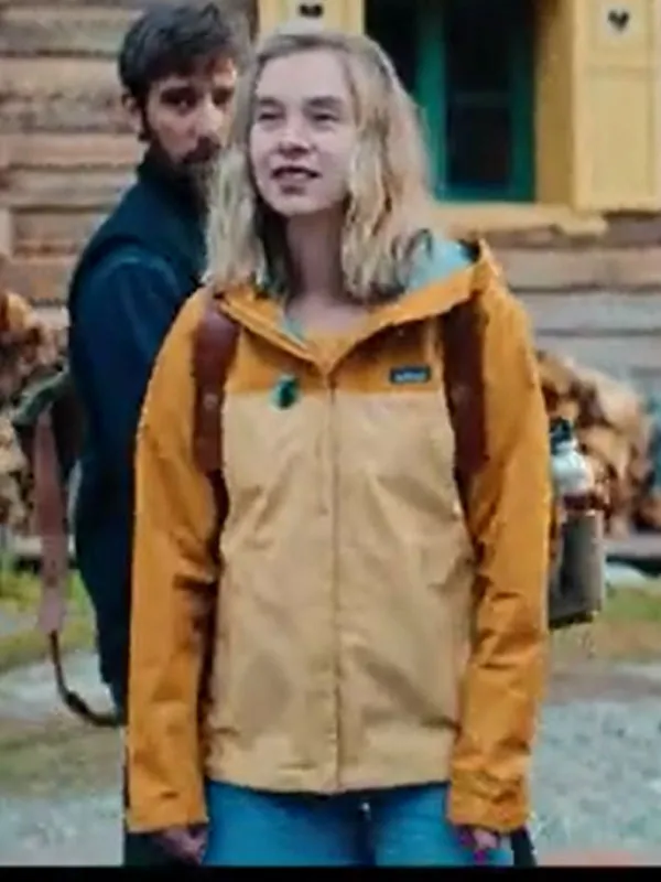 Eat Pray Bark Movie Anna Herrmann Rain Jacket Eat Pray Bark Movie Anna Herrmann Rain Jacket