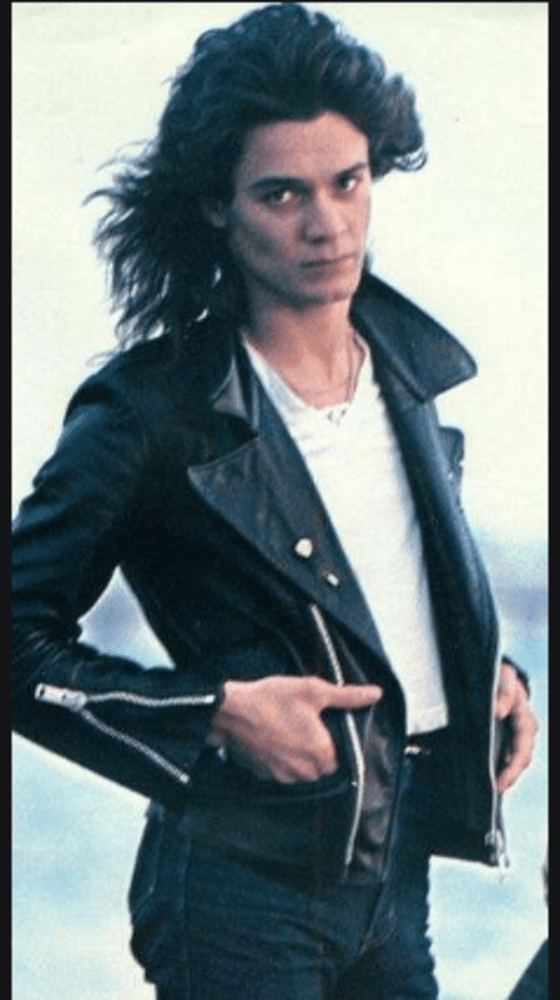 Eddie Van Halen Black Biker Jacket Eddie Van Halen Black Biker Jacket