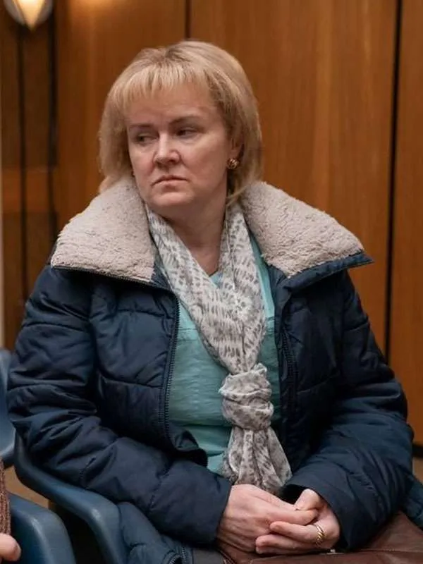 Half Man S01 Maura Blue Shearling Jacket Half Man S01 Maura Blue Shearling Jacket