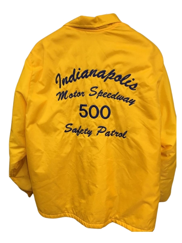 Indy 500 Steve Safety Patrol Yellow Jacket Indy 500 Steve Safety Patrol Yellow Jacket