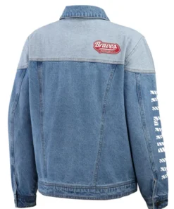 MLB Atlanta Brave Blue Denim Jacket