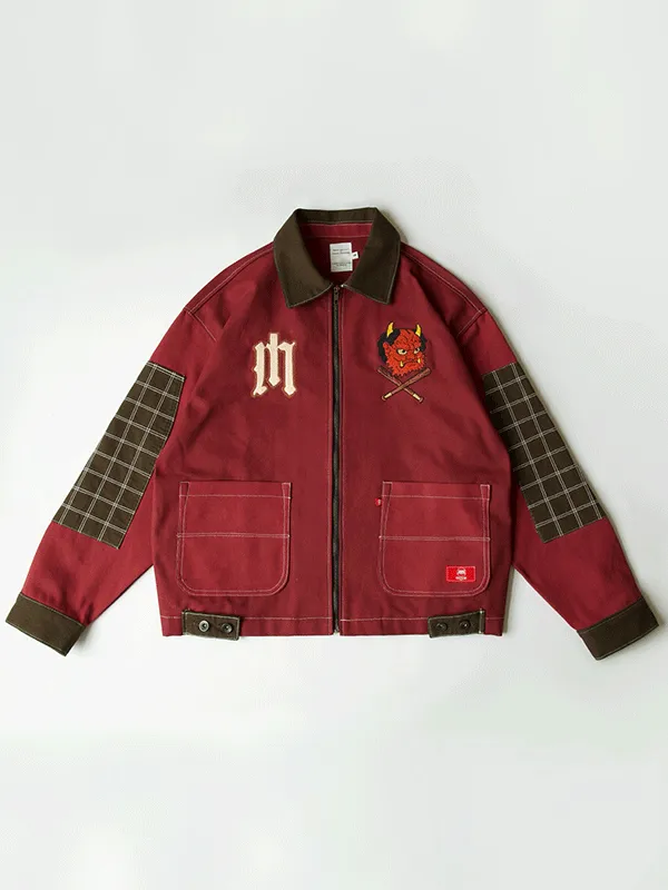 Mexican League Diablos Rojos del México Red Denim Jacket Mexican League Diablos Rojos del México Red Denim Jacket
