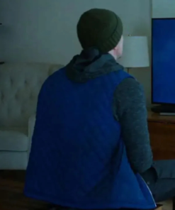 Murder In A Small Town Gordon Murphy Blue Quilted Vest