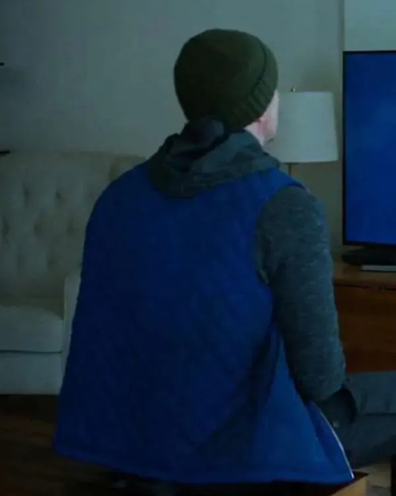 Murder In A Small Town Gordon Murphy Blue Quilted Vest Murder In A Small Town Gordon Murphy Blue Quilted Vest