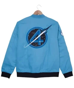 The Fantastic Four First Steps Blue Flight Jacket