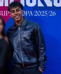 Lamine Yamal Dior Navy Blue Zipped Jacket