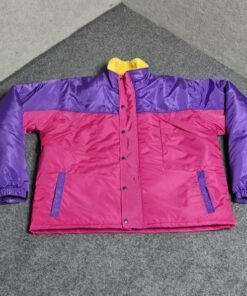 90s Retro Colorblock Windbreaker | Oliver Tree Inspired Rave Jacket At Universal Jacket