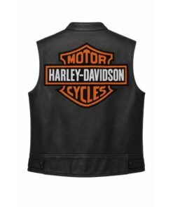 Harley-Davidson Men's Cowhide Leather Motorcycle Biker Vest
