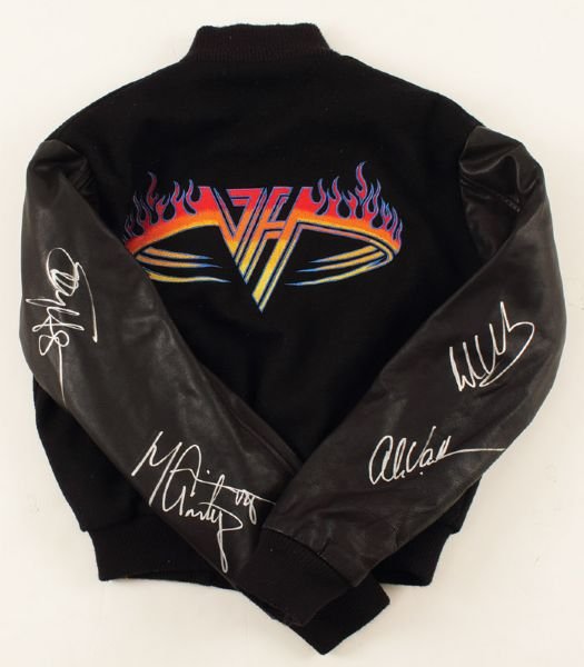 Van Halen Signed Leather Tour Jacket Van Halen Signed Leather Tour Jacket