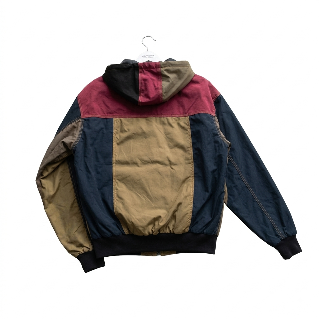 Carhartt Patchwork Hooded Jacket Carhartt Patchwork Hooded Jacket