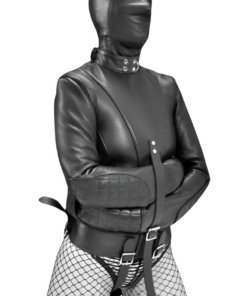 Genuine leather Adult bondage straight jacket BDSM