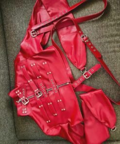 Luxury Gothic Leather Straitjacket | Women's Genuine Leather Bondage Jacket