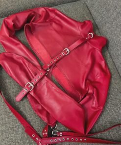 Luxury Gothic Leather Straitjacket | Women's Genuine Leather Bondage Jacket