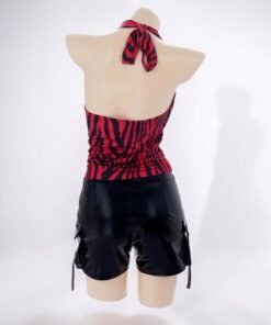 Obsession (2026) Nikki Freeman Leather Shorts