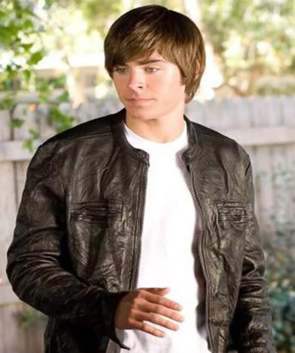 17 Again Zac Efron leather jacket 17 Again Zac Efron Jacket