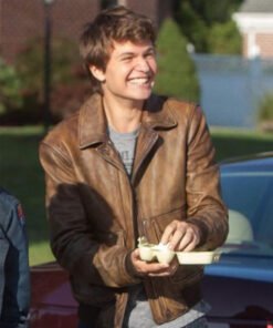 Ansel Elgort The Fault in Our Stars leather jacket