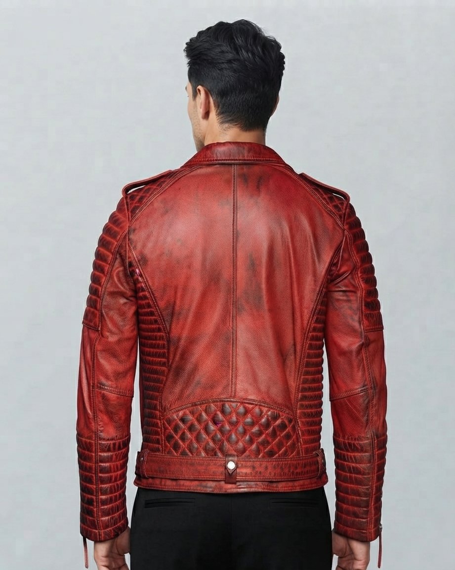 Choose Mens Red Leather Motorcycle Jacket Choose Mens Red Leather Motorcycle Jacket