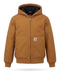 Carhartt Kids' Canvas Full-Zip Hooded Insulated Jacket
