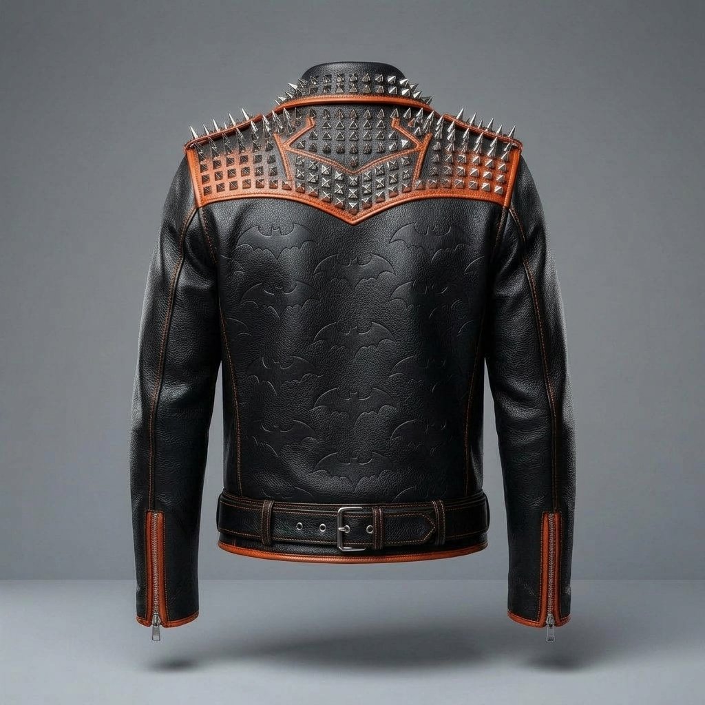 Studded Halloween Leather Jacket Studded Halloween Leather Jacket