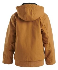 Carhartt Kids' Canvas Full-Zip Hooded Insulated Jacket