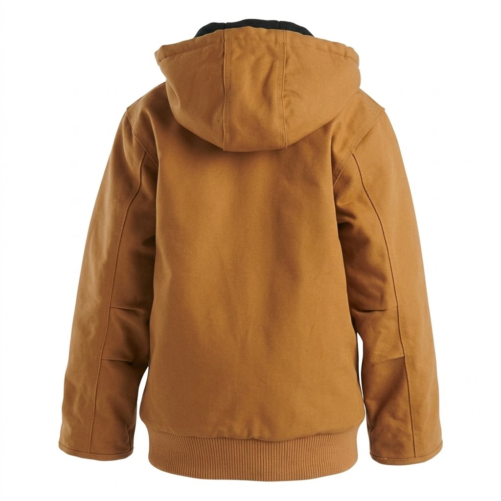 Carhartt Kids' Canvas Full-Zip Hooded Insulated Jacket Carhartt Kids' Canvas Full-Zip Hooded Insulated Jacket
