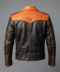 Halloween Biker Leather Jacket