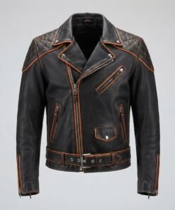 Halloween Motorcycle Leather Jacket