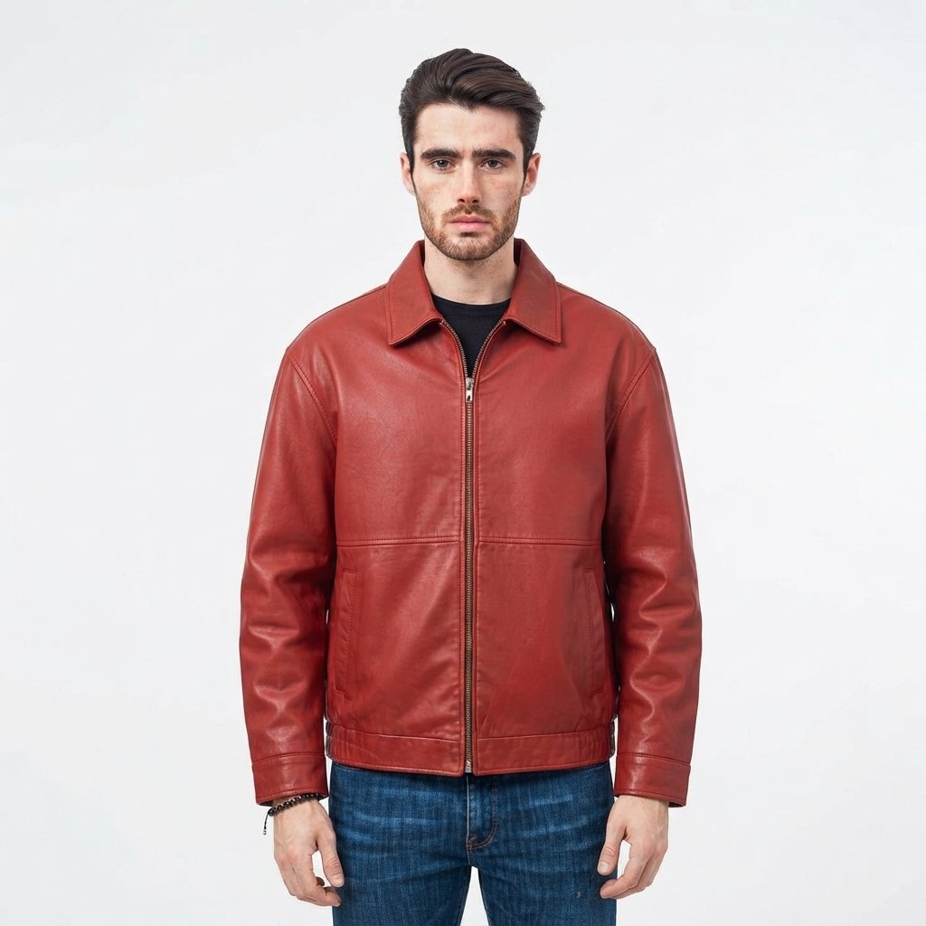Red Leather Jackets Men Red Leather Jacket Men