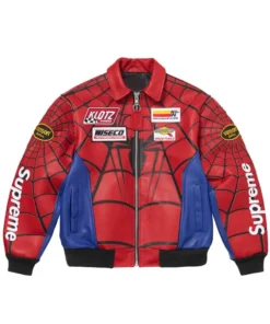 Supreme x Vanson Spider-Man Inspired Leather Jacket