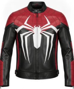 Tom Holland Spider-Man Inspired Leather Jacket