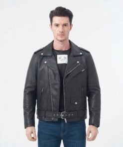 Vegan Leather Biker Jacket