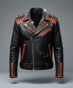 Studded Halloween Leather Jacket
